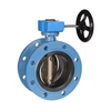 Butterfly valve Type: 4632 Ductile cast iron/Stainless steel/EPDM Centric Gearbox PN16 Flange DN100
